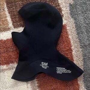 Men's Black Swim Hood